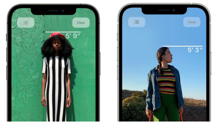 镇坪苹果服务网点分享通过iPhone激光雷达测量身高方法教程 