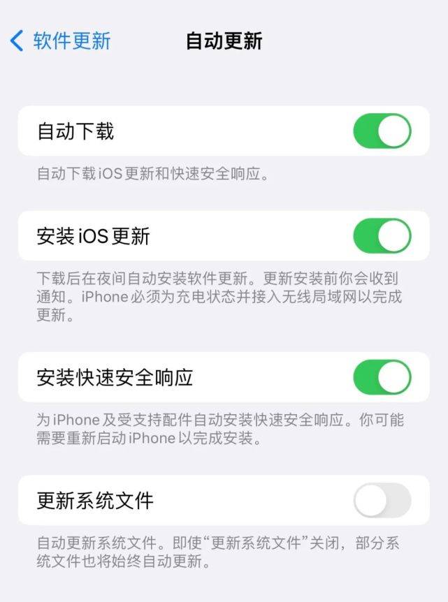 镇坪苹果手机维修分享苹果快速安全响应更新有必要安装吗 